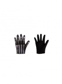 Game Apex Legends S13 Wraith Outfit Halloween Cosplay Accessories Black Gloves