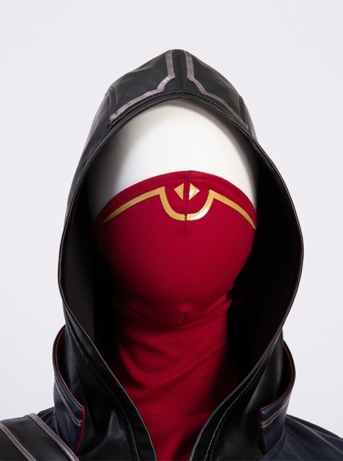 Game Apex Legends S13 Wraith Outfit Halloween Cosplay Accessories Red Mask