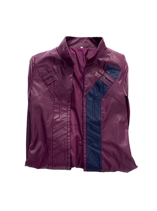 Thor Love And Thunder Star-Lord Peter Jason Quill Purple Long Coat Suit Halloween Cosplay Costume Purple Coat