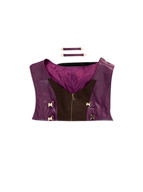 Thor Love And Thunder Star-Lord Peter Jason Quill Purple Long Coat Suit Halloween Cosplay Costume Purple Vest