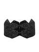 Black Adjustable Three-Dimensional Jacquard Gothic Belts