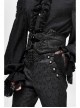 Black Adjustable Three-Dimensional Jacquard Gothic Belts