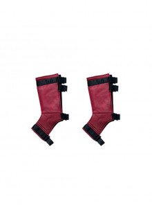 TV Drama The Boys Season 3 Soldier Boy Battle Suit Halloween Cosplay Accessories Red Leg Guards