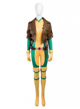 X-Men Rogue Anna Marie Halloween Cosplay Costume Full Set