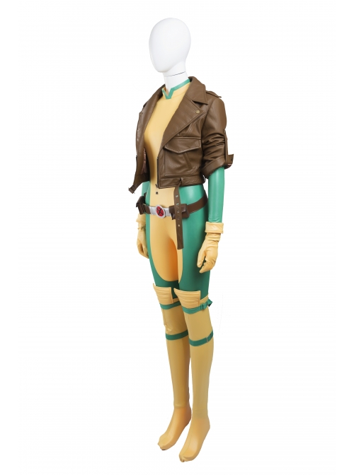 X-Men Rogue Anna Marie Halloween Cosplay Costume Full Set