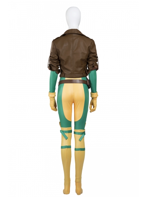 X-Men Rogue Anna Marie Halloween Cosplay Costume Full Set