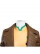 X-Men Rogue Anna Marie Halloween Cosplay Costume Brown Short Jacket