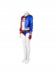 Suicide Squad Harley Quinn Halloween Cosplay Costume Red Blue Baseball Uniform Full Set