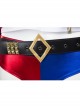 Suicide Squad Harley Quinn Halloween Cosplay Costume Red Blue Baseball Uniform Full Set