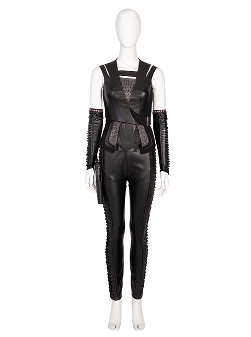 Thor Love And Thunder Mantis Black Battle-Suit Halloween Cosplay Costume Set