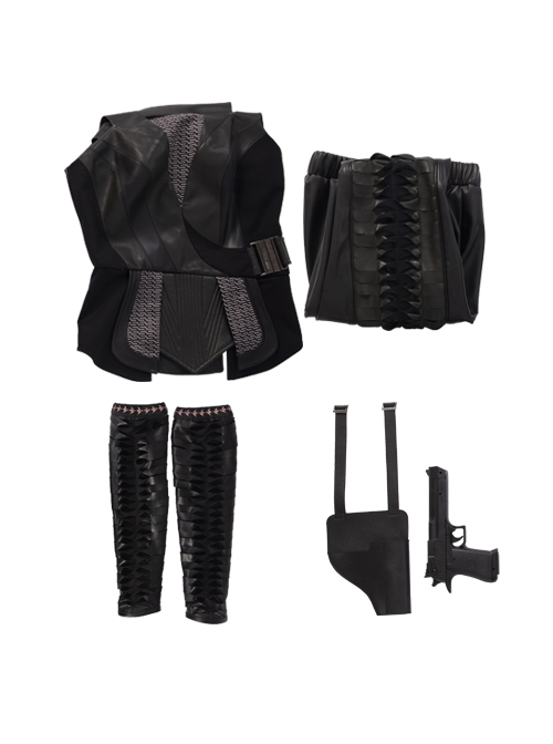 Thor Love And Thunder Mantis Black Battle-Suit Halloween Cosplay Costume Set