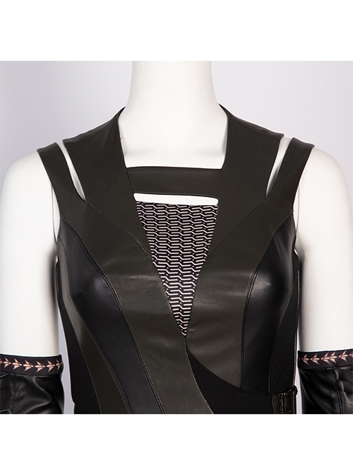 Thor Love And Thunder Mantis Black Battle-Suit Halloween Cosplay Costume Set