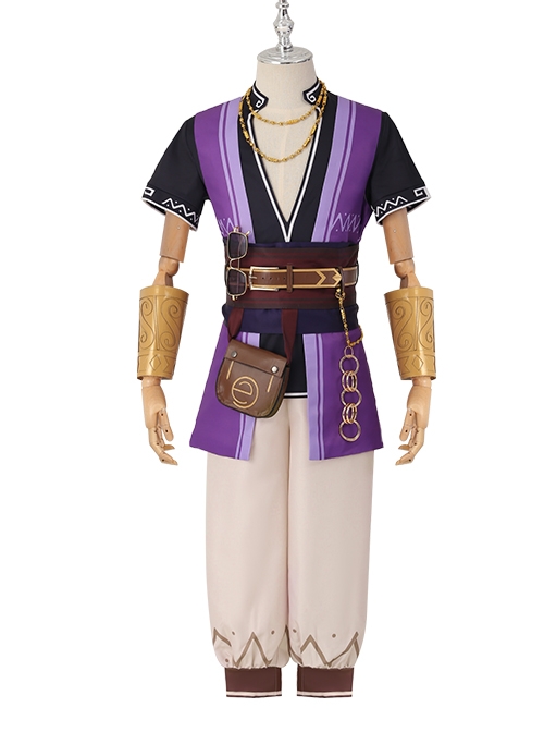 Game Genshin Impact Liben Outfit Halloween Cosplay Costume Full Set