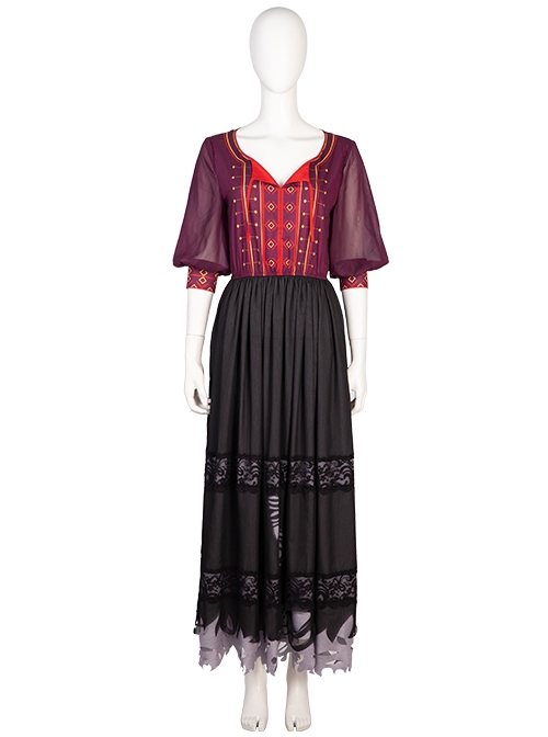 Reality TV Show Critical Role Laudna Halloween Cosplay Costume Long Dress