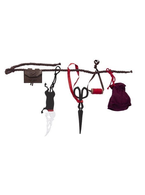 Reality TV Show Critical Role Laudna Halloween Cosplay Accessories Crotch Straps Component