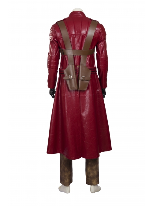 Devil May Cry 3 Dante Cosplay Costume Red Long Windbreaker Full Set