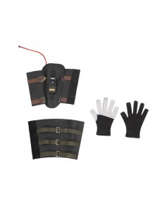 Game Apex Legends Wraith Original Outfit Halloween Cosplay Accessories Gloves And Wrist Guards