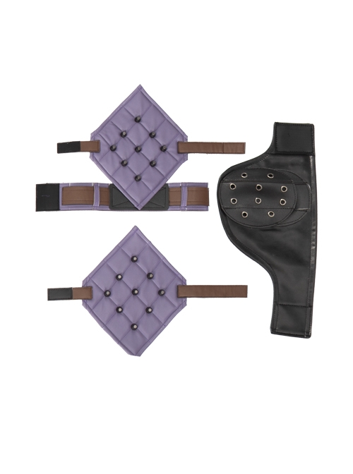 Game Apex Legends Wraith Original Outfit Halloween Cosplay Accessories Armguards And Elbow Guard