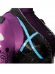DC Comics Punchline Alexis Kaye Black Leather Vest Suit Halloween Cosplay Costume Black Vest