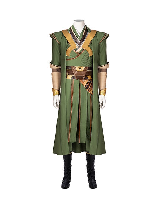 Doctor Strange In The Multiverse Of Madness Baron Karl Mordo Halloween Cosplay Costume Green Trousers