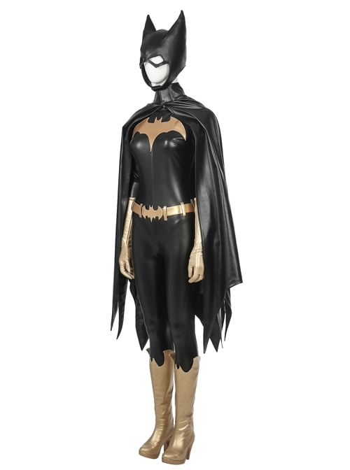 Comics Batgirl Halloween Same Black Cloak Cosplay Costume
