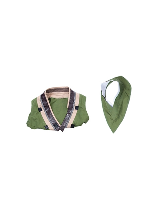 Doctor Strange In The Multiverse Of Madness Baron Karl Mordo Halloween Cosplay Costume Green Vest And Fake Collar