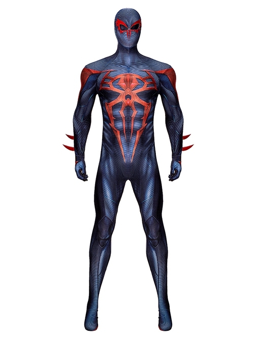 Comics Spider-Man 2099V2 Miguel O'Hara Battle Suit Halloween Cosplay Costume Set