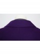 Batman The Dark Knight The Joker Halloween Cosplay Costume Purple Woolen Long Coat