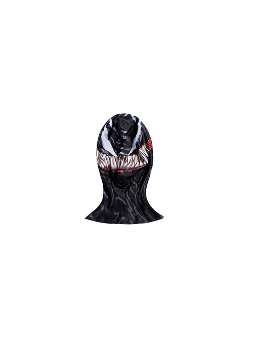 Spider-Man Into The Spider-Verse Queen Of The Dark Spider-Gwen Halloween Cosplay Accessories Black Headcover