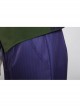Batman The Dark Knight The Joker Halloween Cosplay Costume Purple Vertical Stripe Suit Trousers