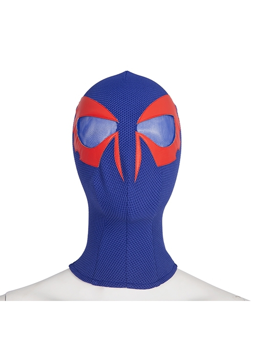 Spider-Man Across The Spider-Verse Part One Spider-Man 2099 Miguel O'Hara Halloween Cosplay Accessories Blue Headcover