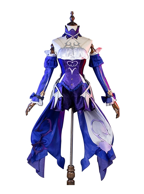 Game Genshin Impact Fischl Von Luftschloss Narfidort Skin Ein Immernachtstraum Outfit Halloween Cosplay Costume Full Set