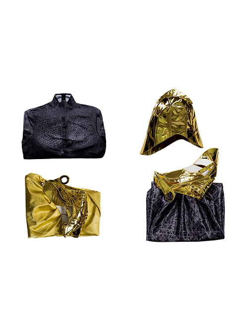 Black Adam Doctor Fate Halloween Cosplay Costume Set