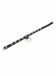 Black Punk Nailed Metal Decorated Adjustable Leather Chocker