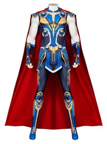 Thor Love And Thunder Thor Odinson Printing Style Battle Suit Halloween Cosplay Costume Full Set
