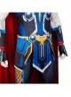 Thor Love And Thunder Thor Odinson Printing Style Battle Suit Halloween Cosplay Costume Bodysuit Set