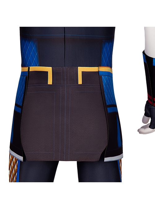 Thor Love And Thunder Thor Odinson Printing Style Battle Suit Halloween Cosplay Costume Bodysuit Set