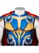 Thor Love And Thunder Thor Odinson Printing Style Battle Suit Halloween Cosplay Costume Bodysuit Set