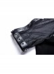 Black Corns Row Straps Chiffon Sexy Gothic Tee Dress