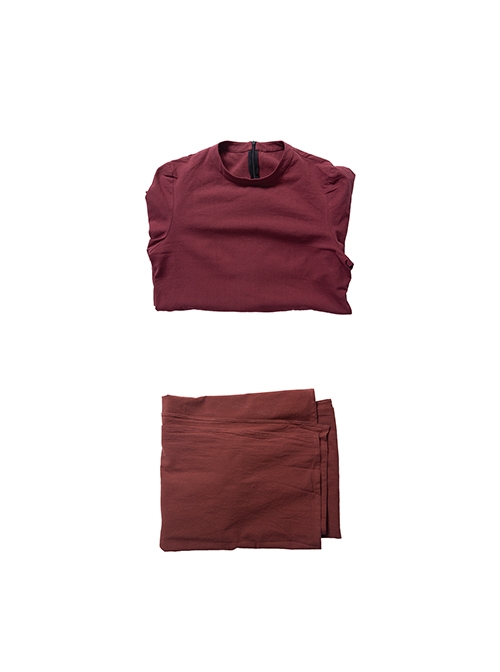 Animation Star Wars The Clone Wars Anakin Skywalker Halloween Cosplay Costume Red Top Brown Cloak