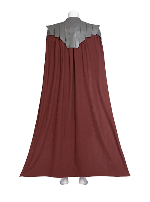 Animation Star Wars The Clone Wars Anakin Skywalker Halloween Cosplay Costume Red Top Brown Cloak