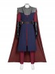 Animation Star Wars The Clone Wars Anakin Skywalker Halloween Cosplay Costume Red Top Brown Cloak