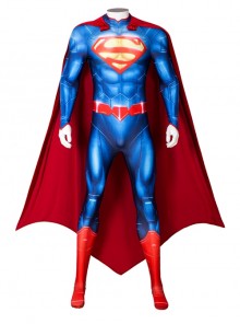 Comics The New 52 Superman Battle Suit Halloween Cosplay Costume Full Set