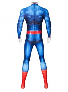 Comics The New 52 Superman Battle Suit Halloween Cosplay Costume Bodysuit
