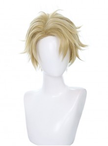 Spy Family Twilight Loid Forger Halloween Cosplay Handsome Golden Upturned Short Wigs