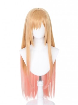 My Dress-Up Darling Kitagawa Marin Halloween Cosplay Orange Gradient Pink Long Straight Wigs