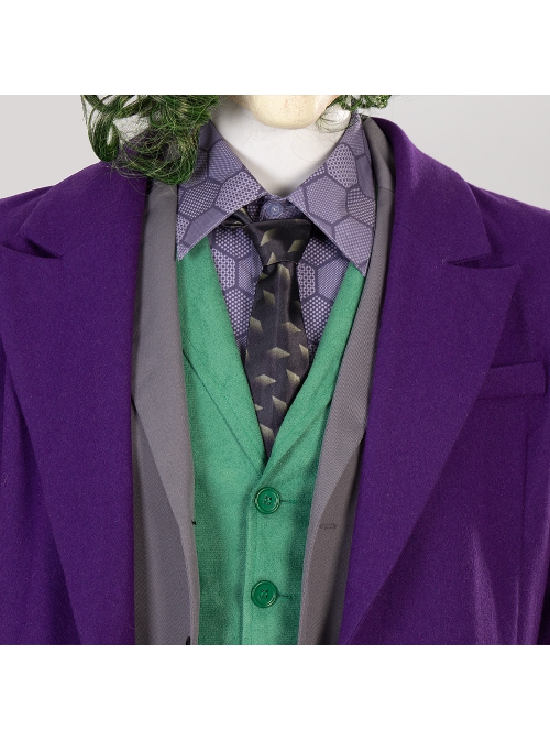 Batman Arkham Asylum Joker Cosplay Costume Coat Suit – Cospicky