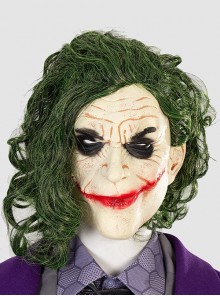 Batman The Dark Knight Joker Halloween Cosplay Accessories Mask With Wig