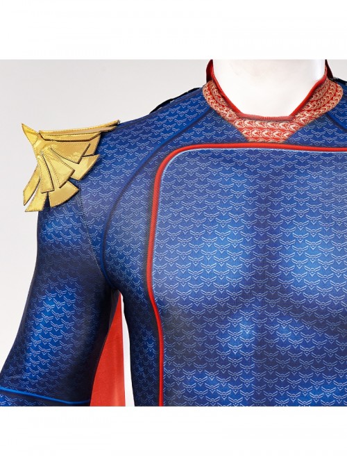 The Boys Homelander Halloween Cosplay Costume Bodysuit Full Set