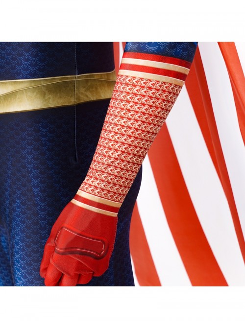 The Boys Homelander Halloween Cosplay Costume Bodysuit Full Set
